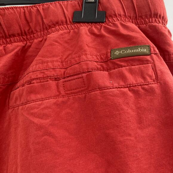 Columbia Cargo Rust Red Swim Hiking Lined Shorts Men’s 40 2XL Adjustable Belt - Picture 5 of 13